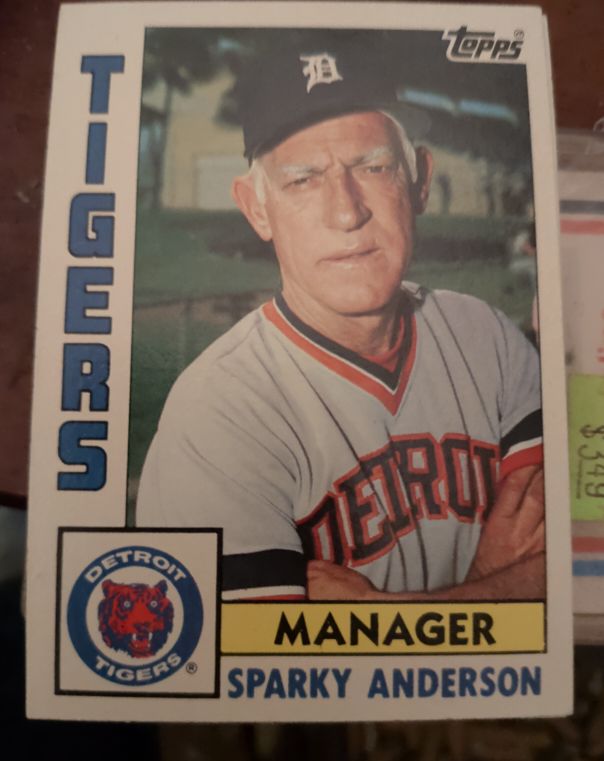 1984 Topps #259 Sparky Anderson — front