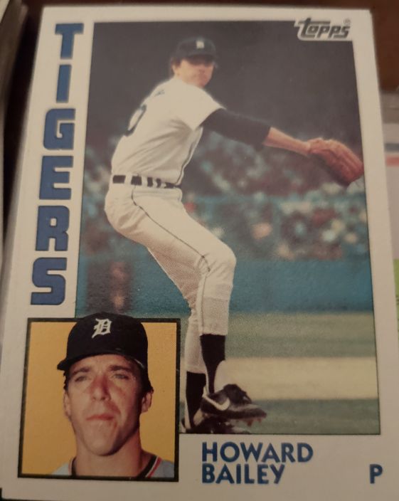 1984 Topps #284 Howard Bailey — front
