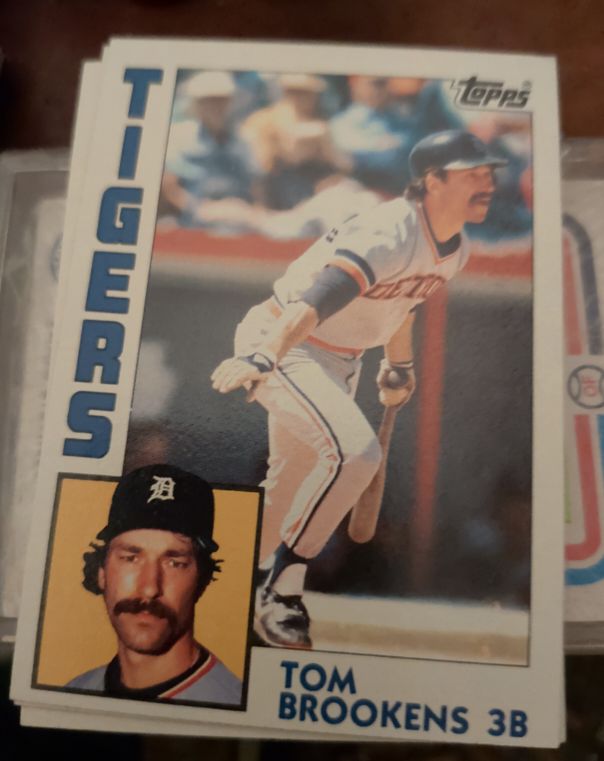 1984 Topps #14 Tom Brookens — front