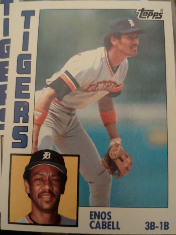 1984 Topps #482 Enos Cabell — front