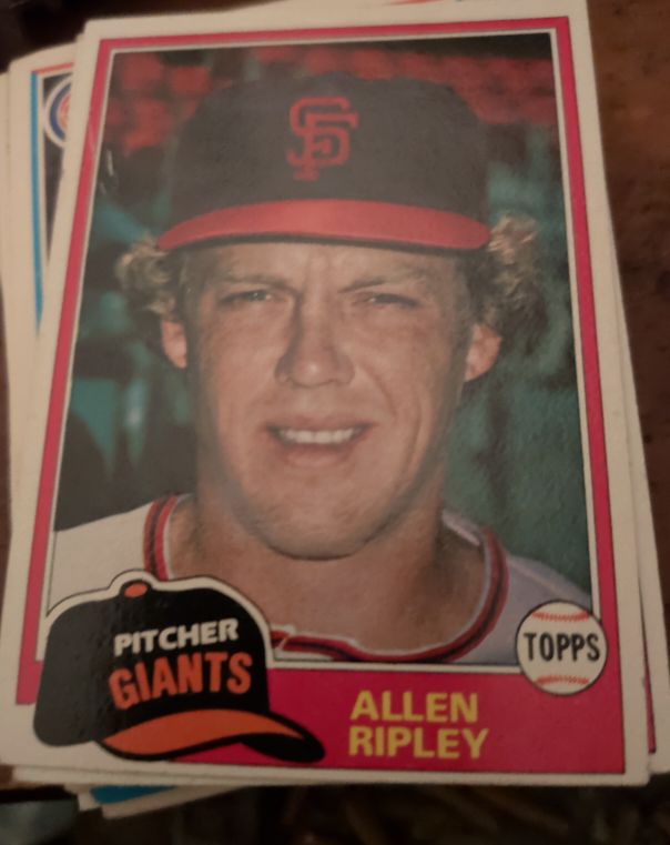 1981 Topps #144 Allen Ripley — front