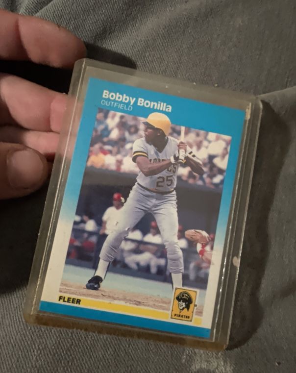 1987 Fleer #605 Bobby Bonilla — front