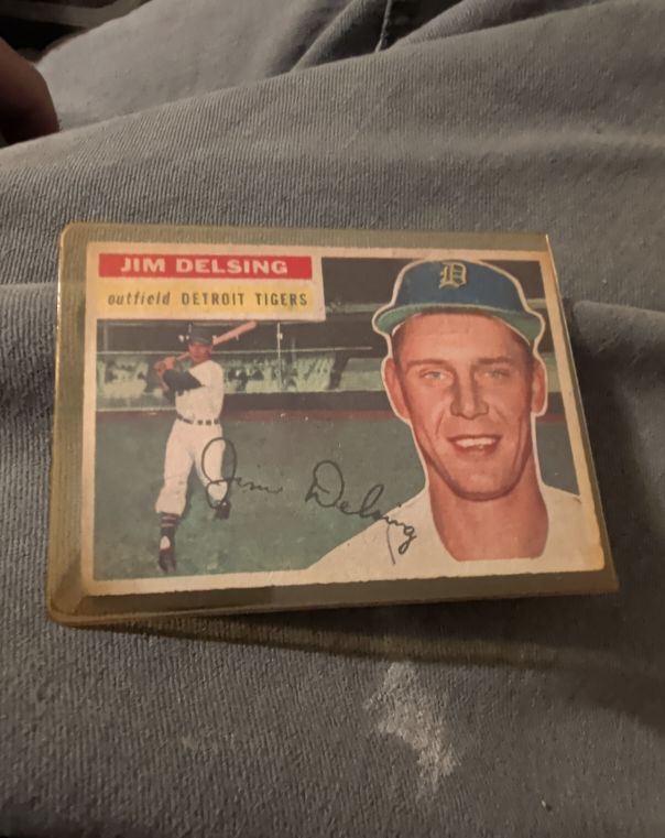 1956 Topps #338 Jim Delsing — front