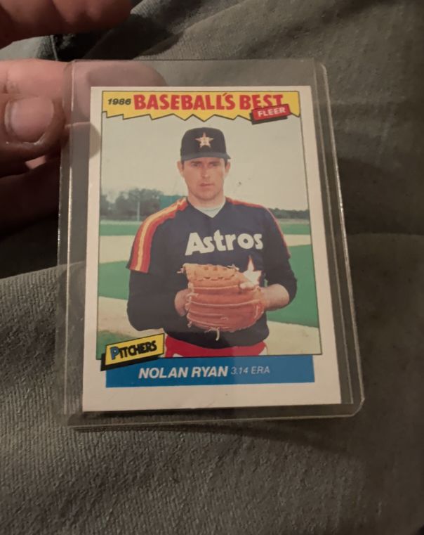 1986 Fleer Baseball's Best #30 Nolan Ryan — front