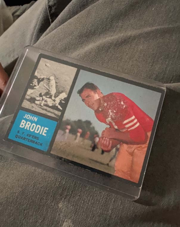 1962 Topps #152 John Brodie — front
