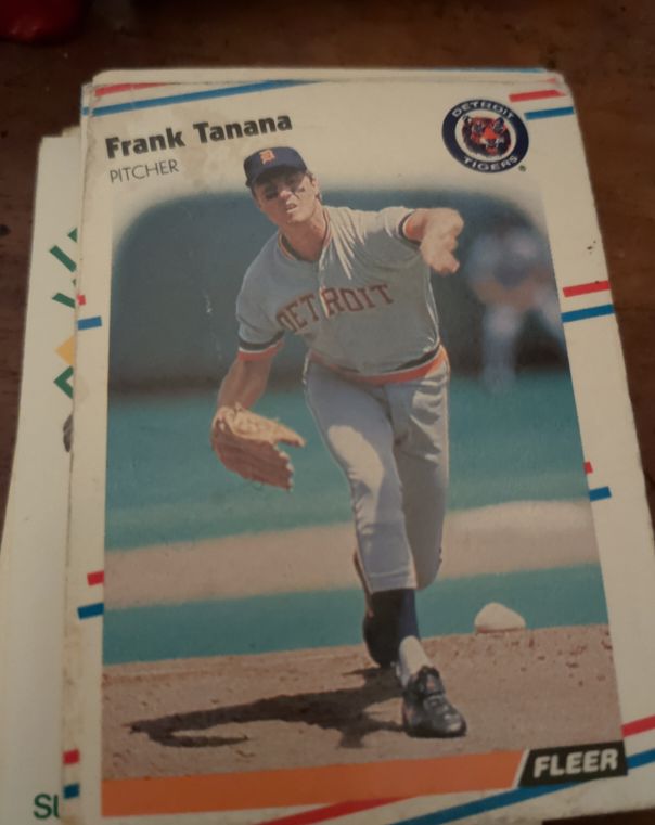 1988 Fleer Glossy #71 Frank Tanana — front
