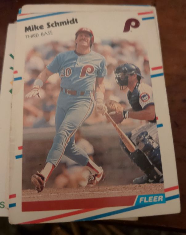 1988 Fleer #315 Mike Schmidt — front