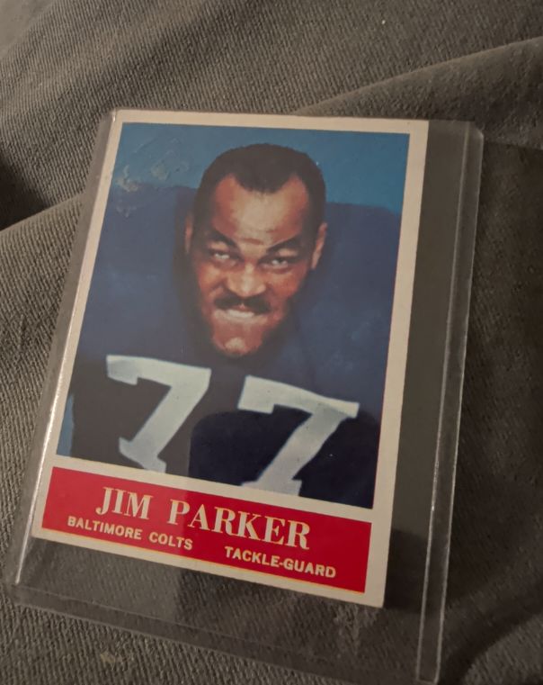 1964 Philadelphia #8 Jim Parker — front