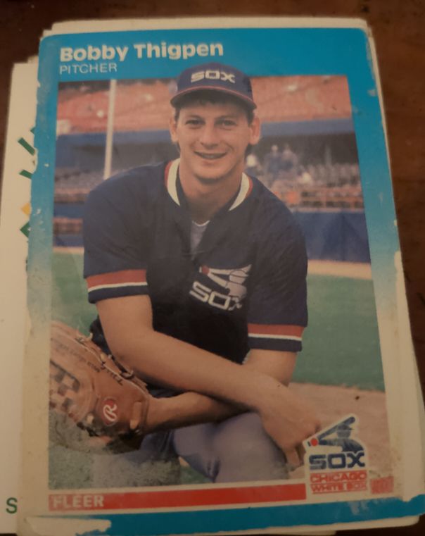 1987 Fleer Glossy #507 Bobby Thigpen — front