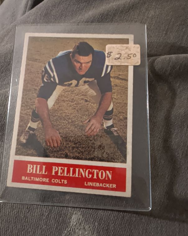 1964 Philadelphia #9 Bill Pellington — front