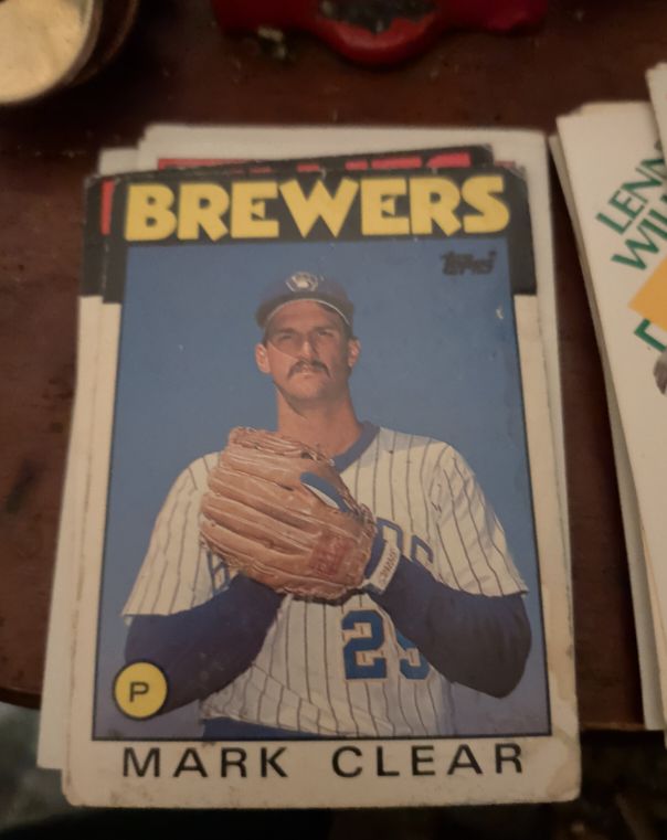 1986 Topps Traded #25T Mark Clear — front