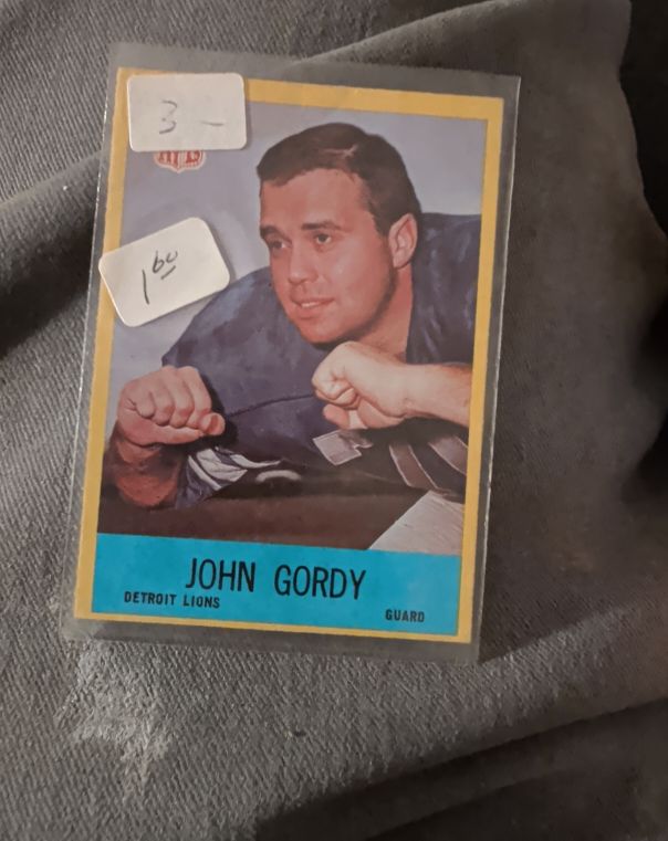 1967 Philadelphia #64 John Gordy — front