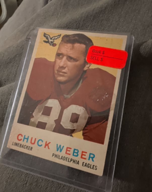 1959 Topps #94 Chuck Weber — front