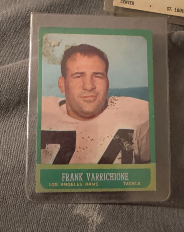 1963 Topps #42 Frank Varrichione — front