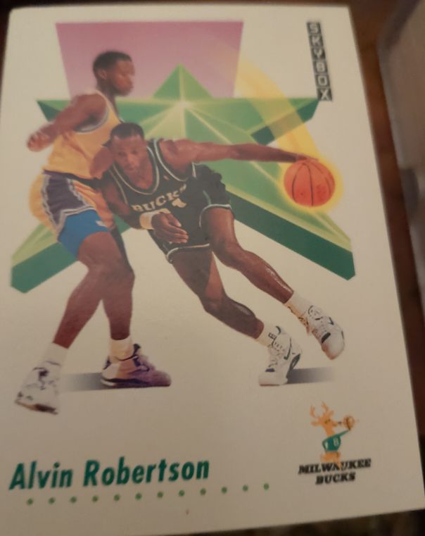 1991 Skybox #163 Alvin Robertson — front