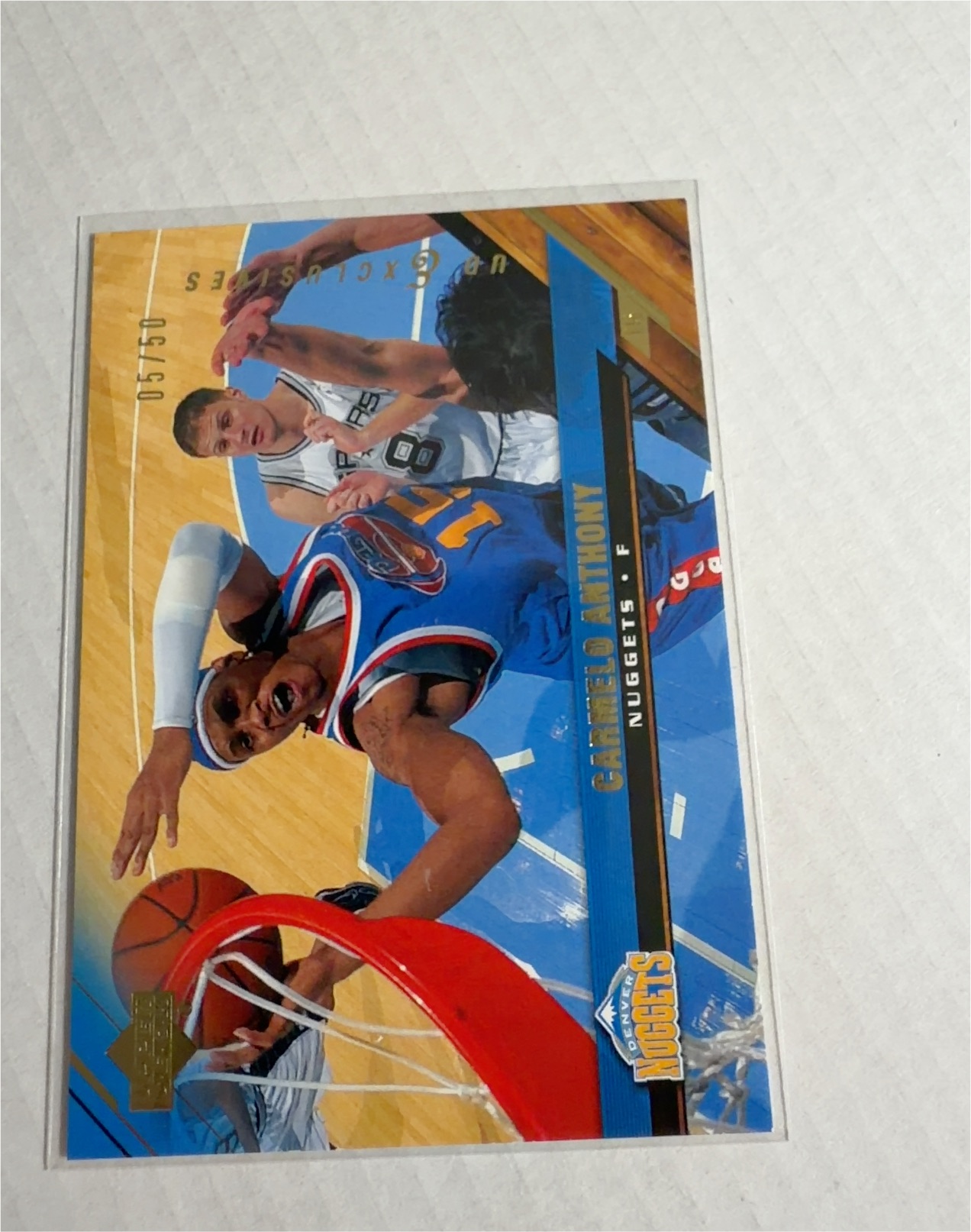 2005 Upper Deck #41 Carmelo Anthony — front