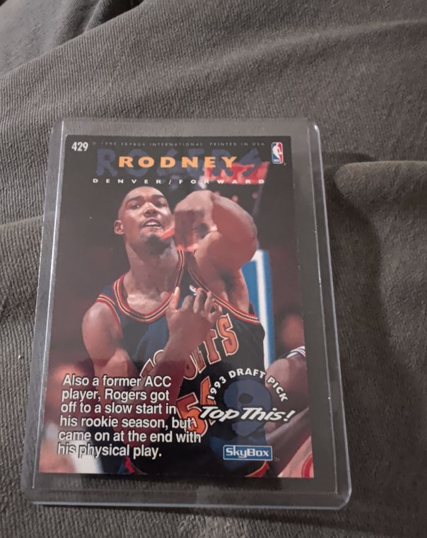 1994 Hoops #429 Eric Montross / Rodney Rogers — front