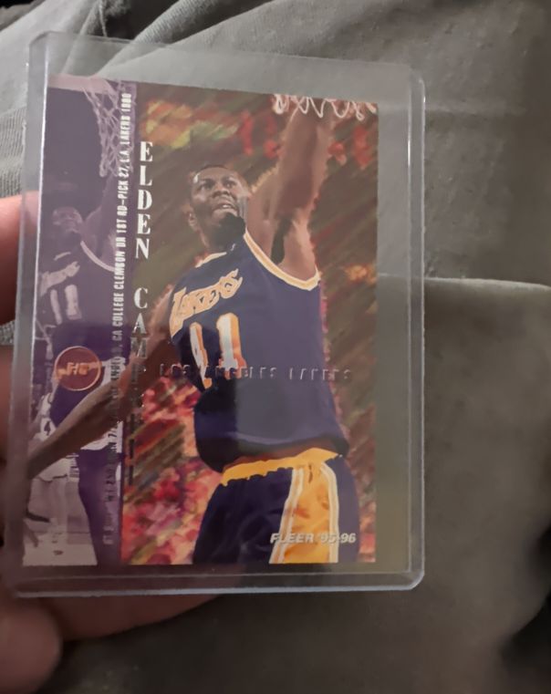 1995 Fleer #86 Elden Campbell — front
