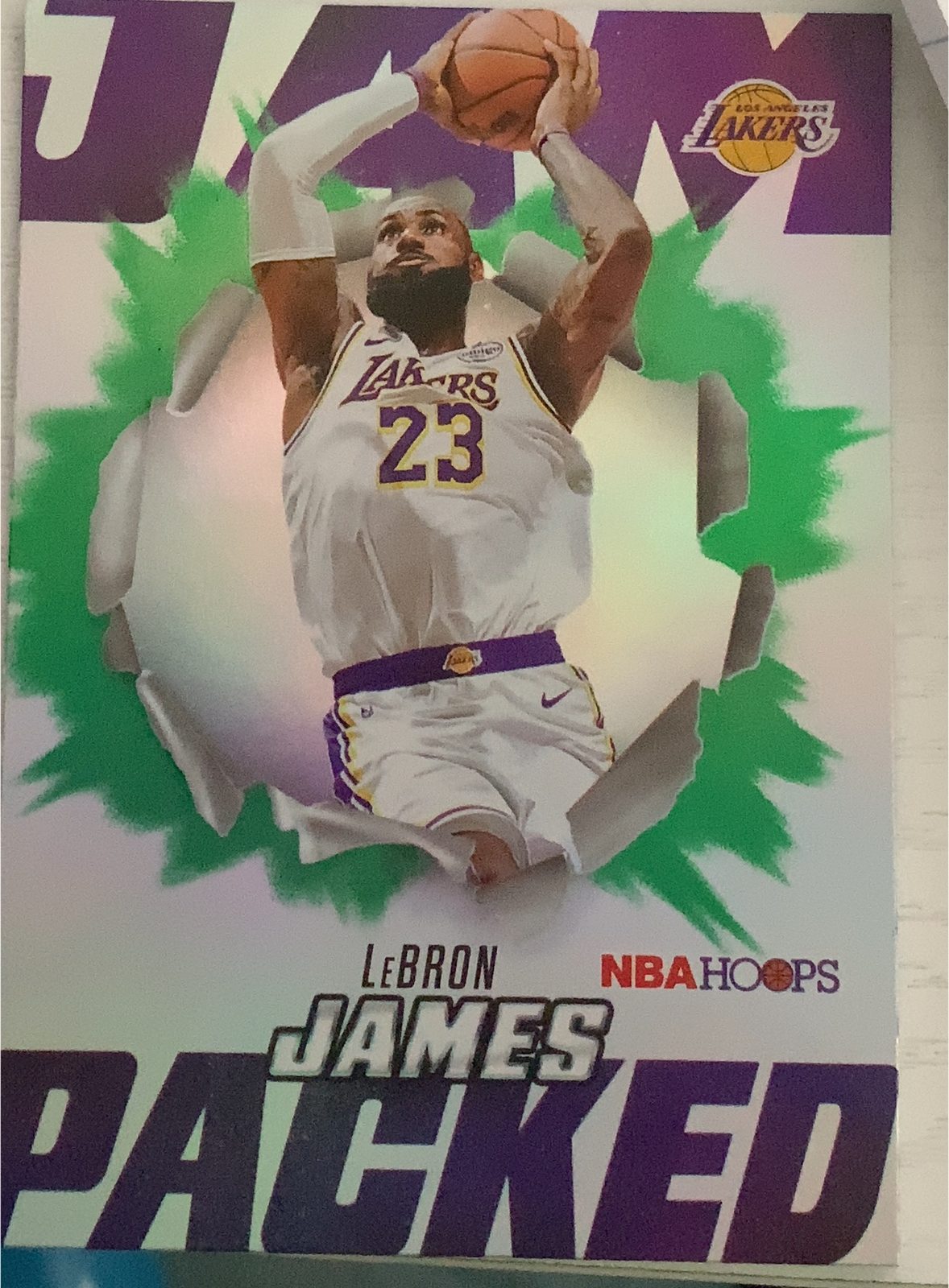 2025 Topps NBA Hoops Jam Packed #JP-4 LeBron James — front
