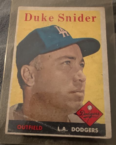 1958 Topps #88 Duke Snider — front