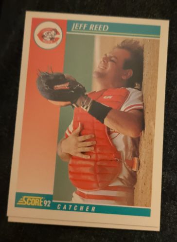 1992 Score #311 Jeff Reed — front