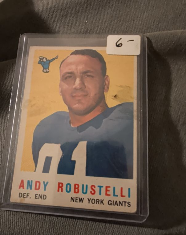 1959 Topps #147 Andy Robustelli — front