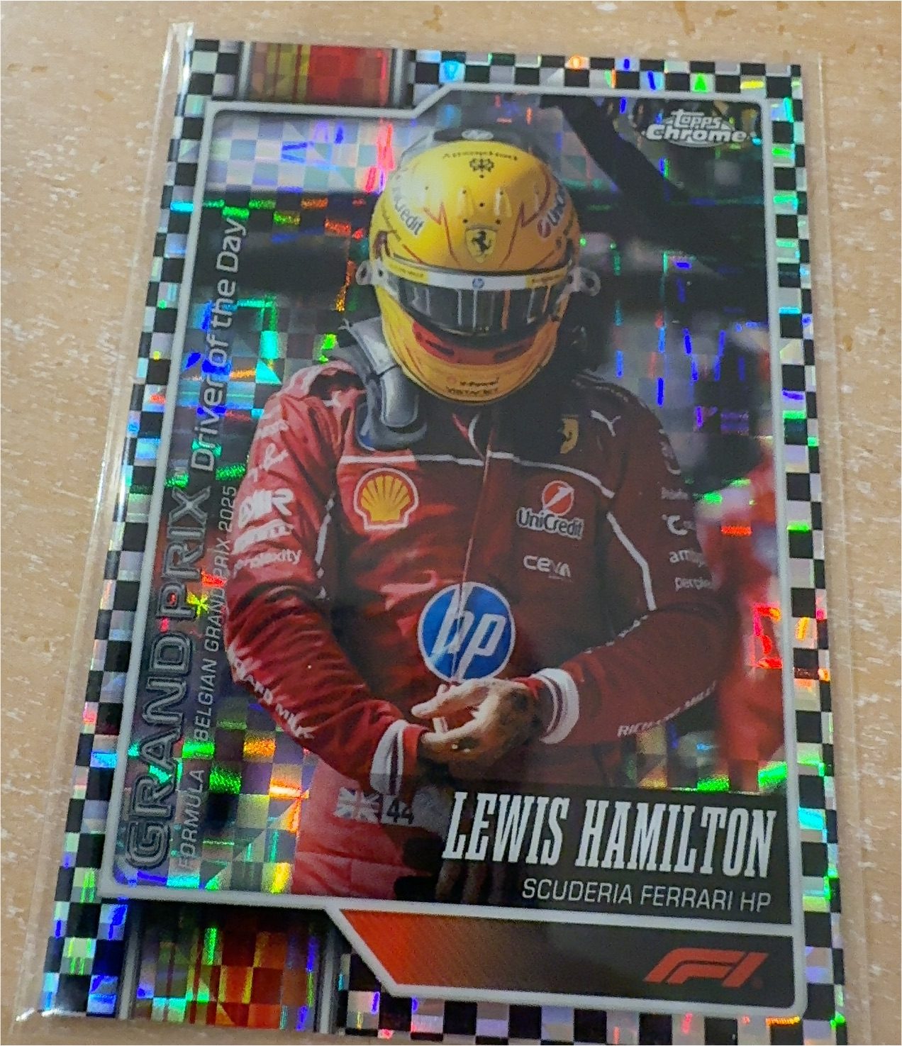 2026 Topps Chrome F1 #141 Lewis Hamilton — front