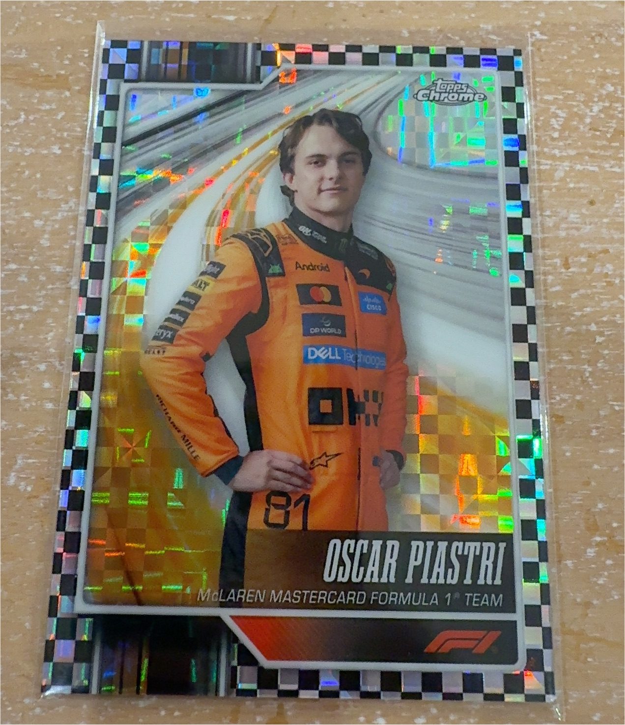 2026 Topps Chrome F1 #2 Oscar Piastri — front