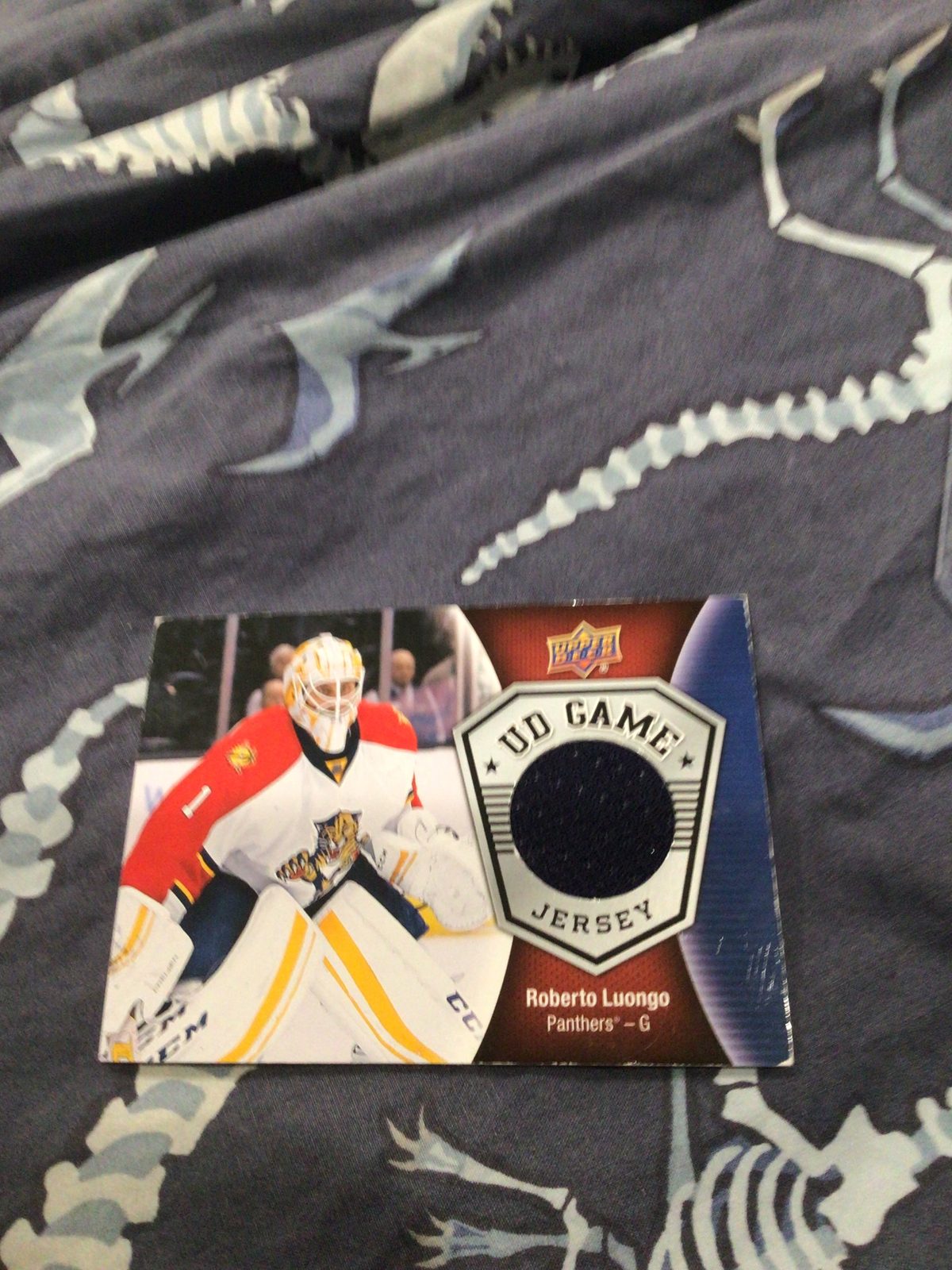 2019 Upper Deck UD Game Jersey #GJ-RL Roberto Luongo — front
