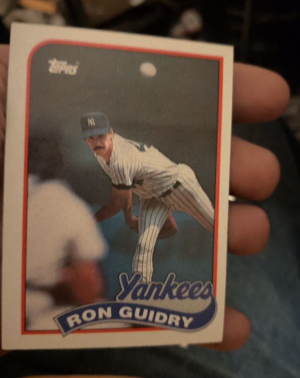 1989 Topps #255 Ron Guidry — front
