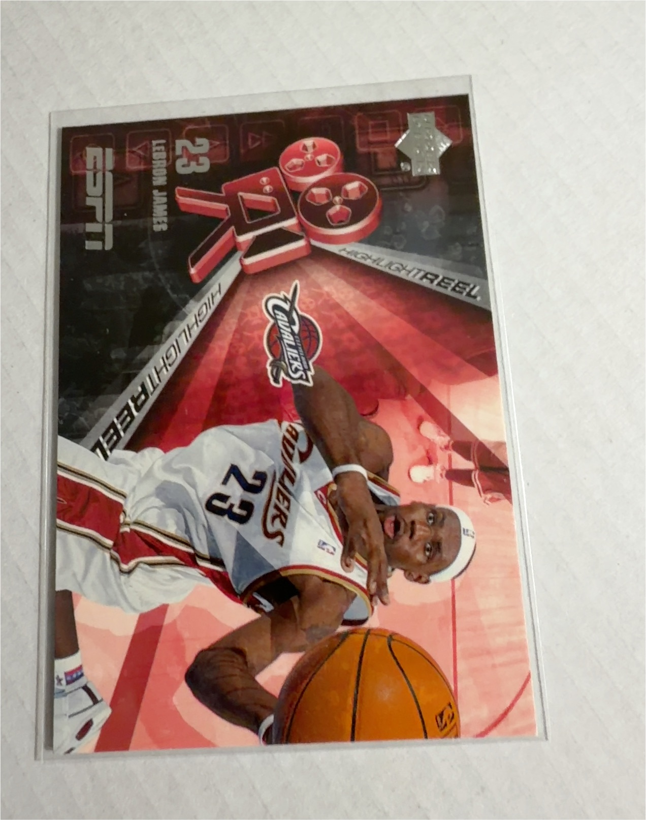 2005 Upper Deck ESPN #14 LeBron James — front