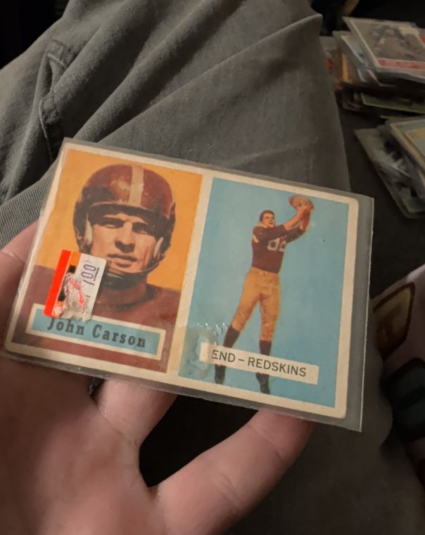 1994 Topps Archives 1957 Reprint #123 John Carson — front