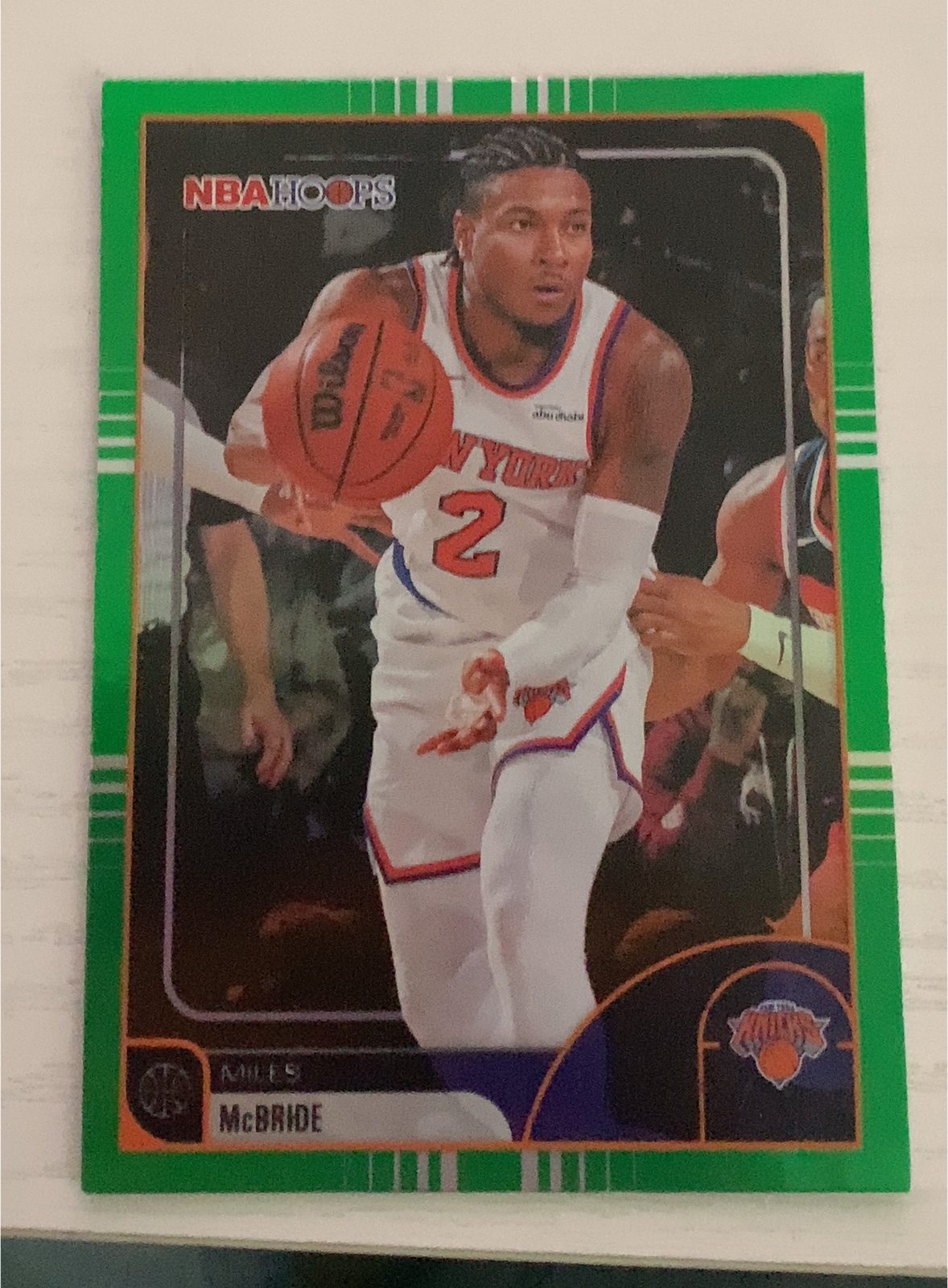 2025 Topps NBA Hoops #137 Miles McBride — front
