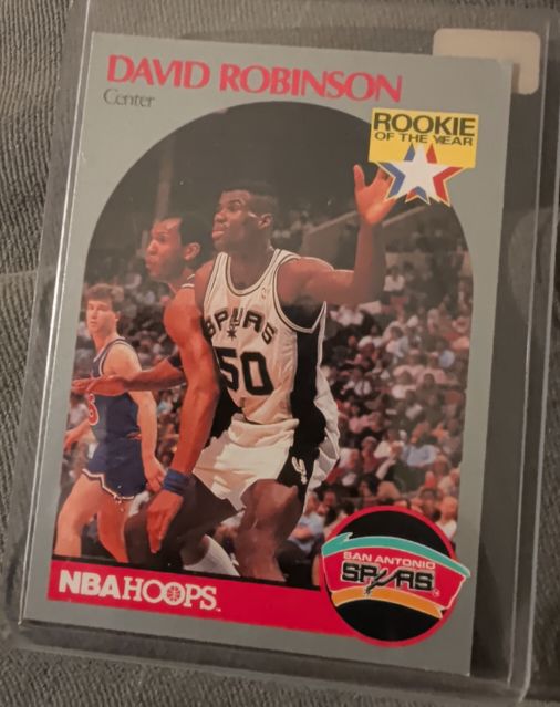 1990 Hoops #270 David Robinson — front