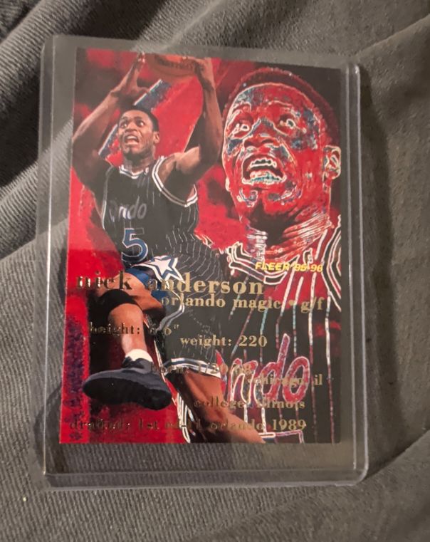 1995 Fleer #126 Nick Anderson — front