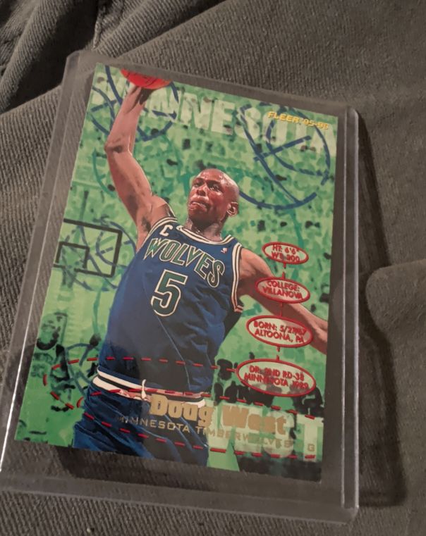1995 Fleer #111 Doug West — front
