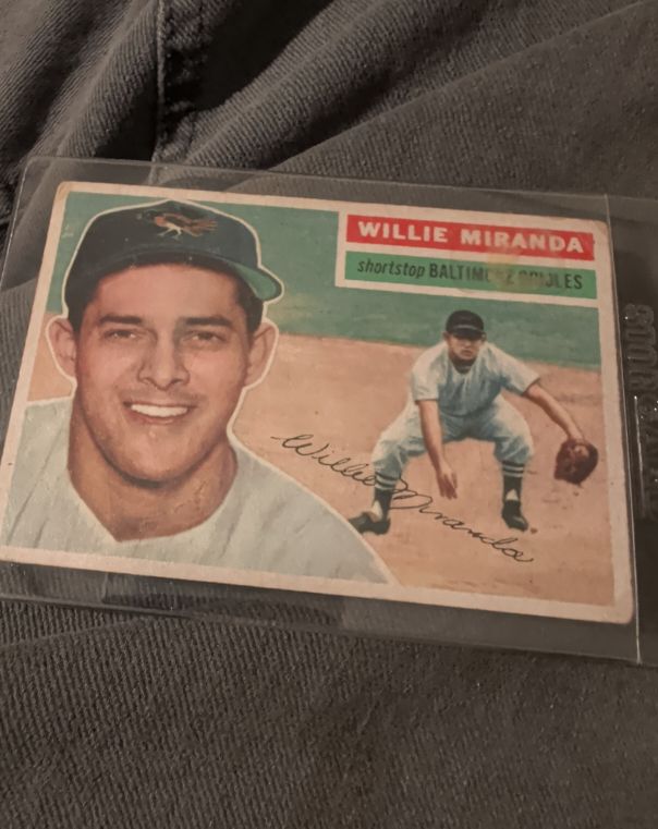1956 Topps #103 Willie Miranda — front