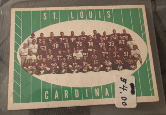 1961 Topps #121 St. Louis Cardinals Team — front
