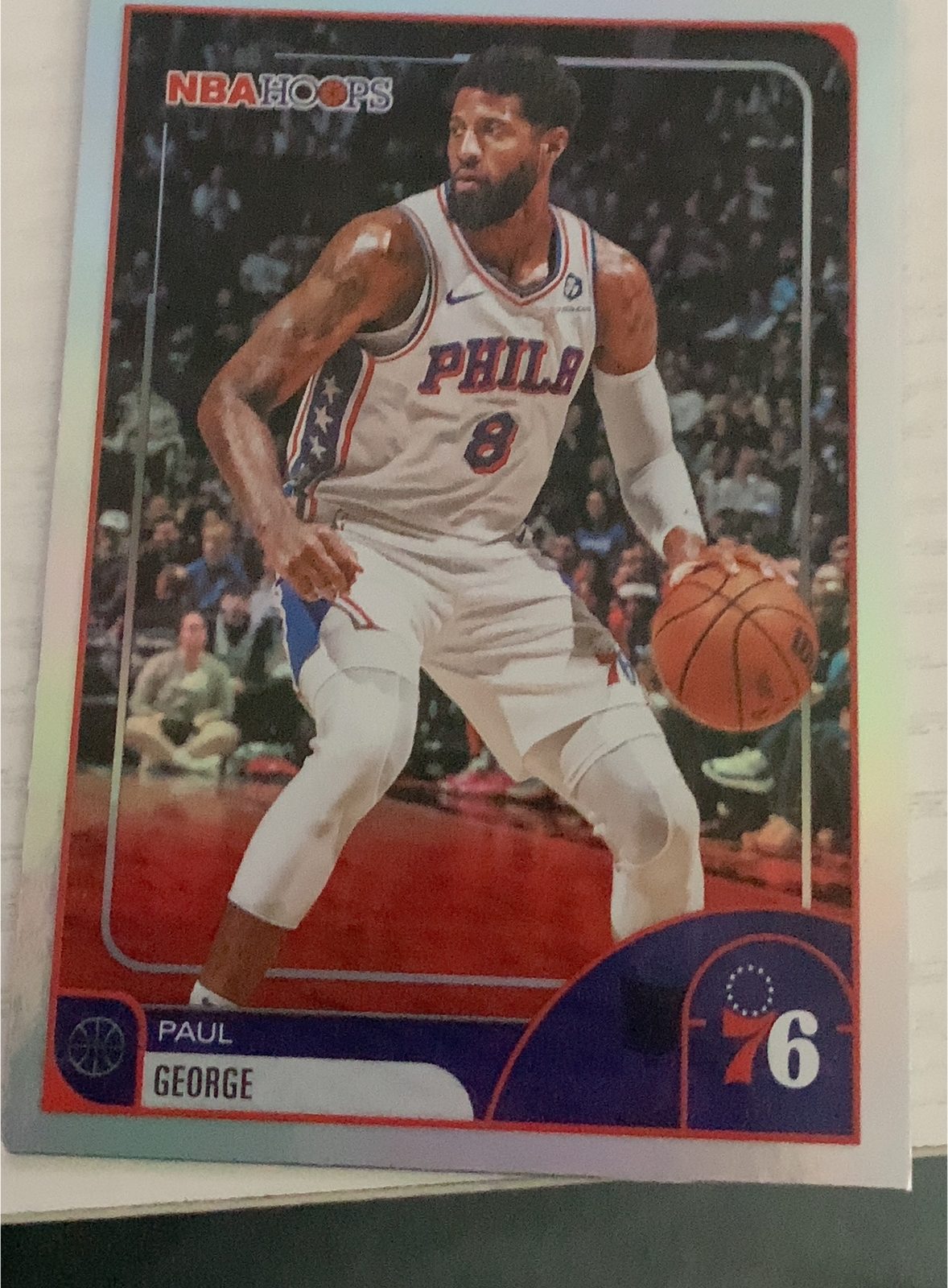 2025 Topps NBA Hoops #130 Paul George — front