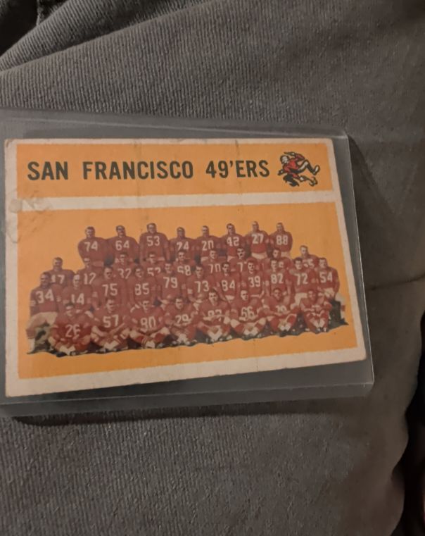 1960 Topps #122 San Francisco 49ers Team — front