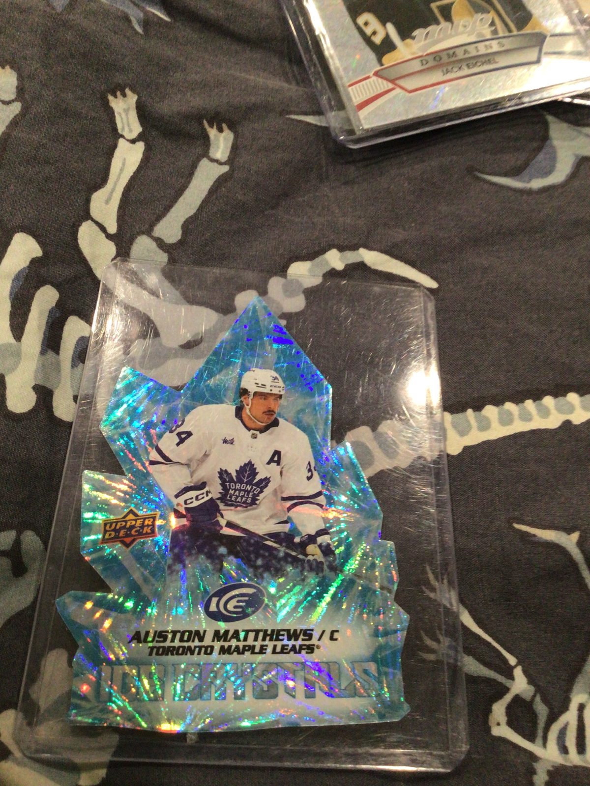 2022 Upper Deck Ice Crystals #IC-23 Auston Matthews — front