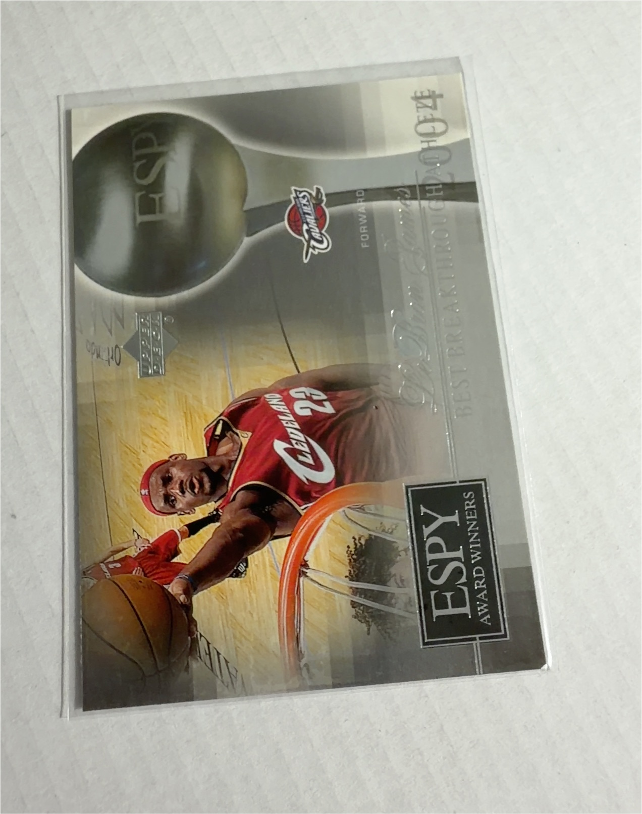 2005 Upper Deck ESPN Espy Award Winners #ESPY-LJ LeBron James — front