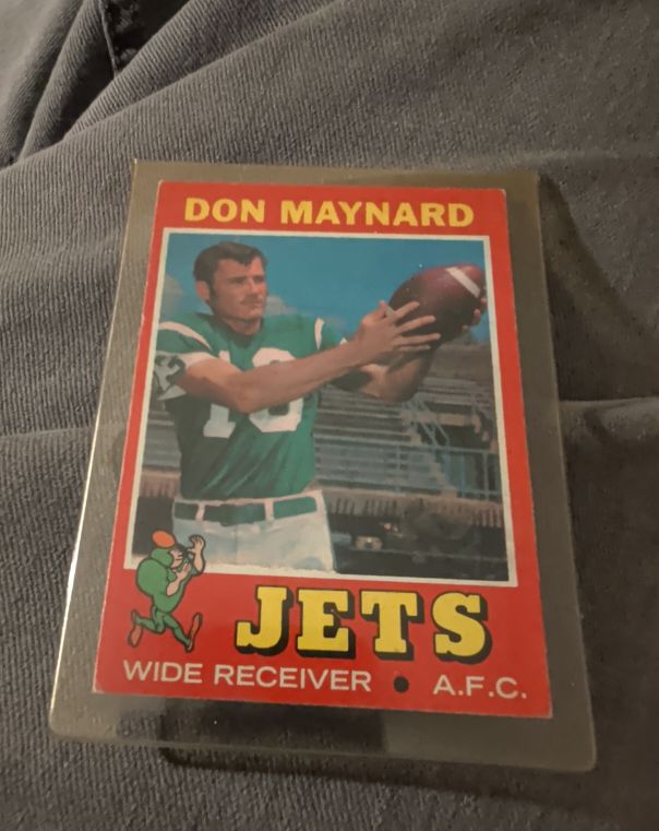 1971 Topps #19 Don Maynard — front