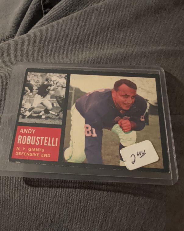 1962 Topps #108 Andy Robustelli — front