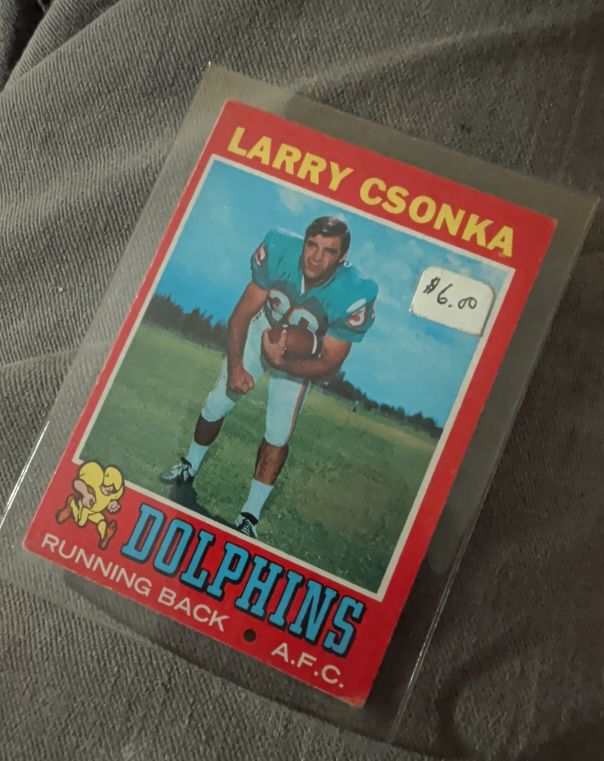 1971 Topps #45 Larry Csonka — front