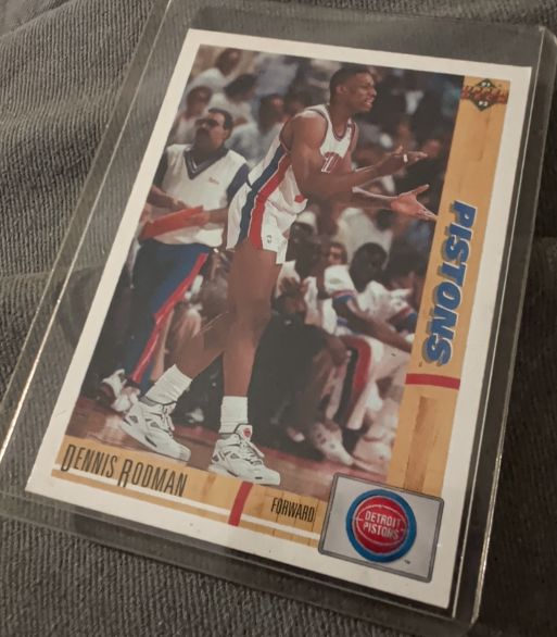 1991 Upper Deck #185 Dennis Rodman — front