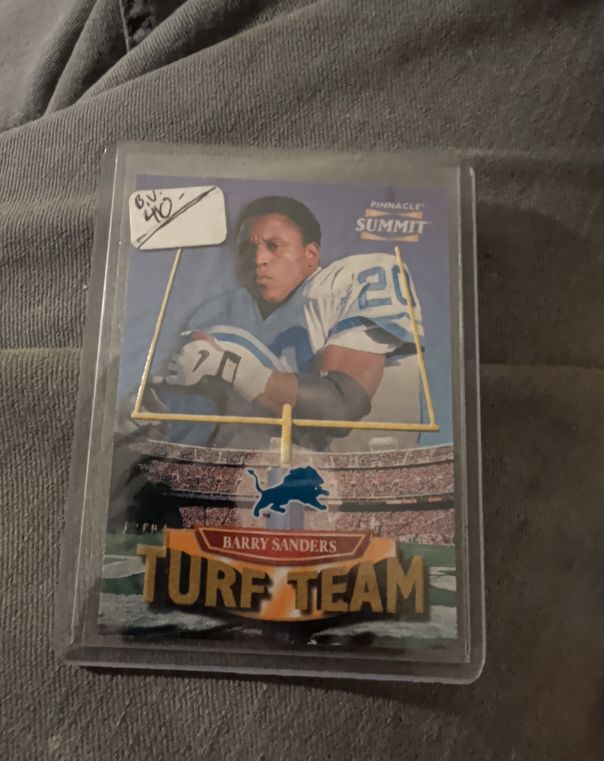 1996 Summit #6 Barry Sanders — front