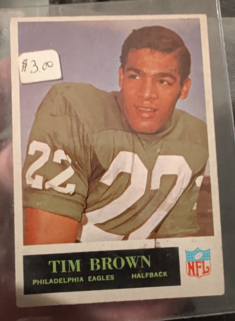 1965 Philadelphia #130 Tim Brown — front
