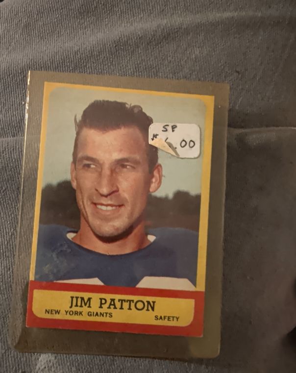 1963 Topps #58 Jim Patton — front