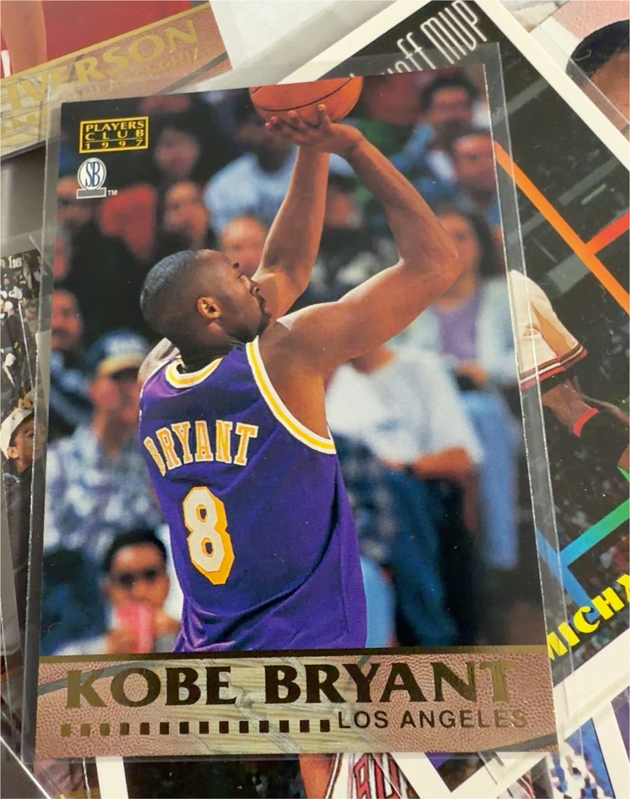 1997 Score Board Players Club #16 Kobe Bryant — front